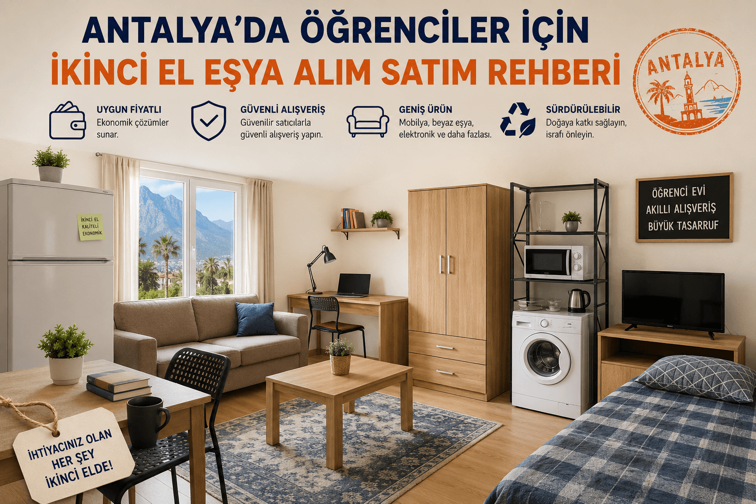 Antalyada Öğrenciler İçin İkinci El Eşya Alım Satım Rehberi: Bütçe Dostu Yaşamın Anahtarı